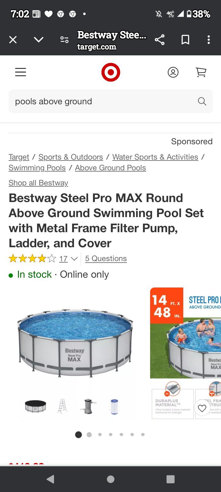Steel Pro Max Above Ground Pool
