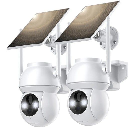 Solar Security Cameras Wireless Outdoor, WiFi