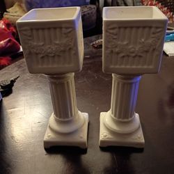German Antique Candle Holders