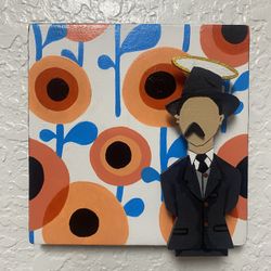 Hand-Painted Saint Dr. José Gregorio Hernández Wood Wall Art – Unique Piece #17 Art, Artesania, Beato 