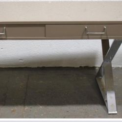John  Stuart Writing desk / Chrome Legs 