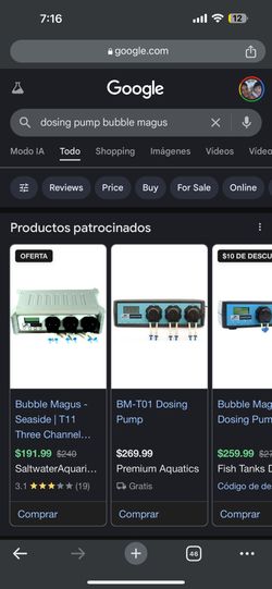 dosing pump bubble magus saltwater Aquarium Dosificadora 