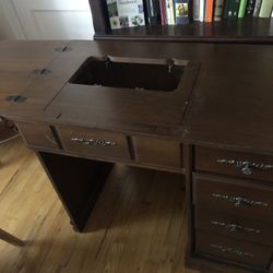  Vintage Sewing Machine Cabinet 