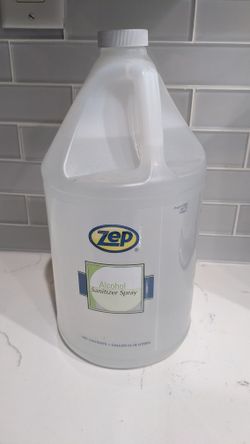 Sealed Zep 1 Gallon Alcohol Sanitizer Refill 