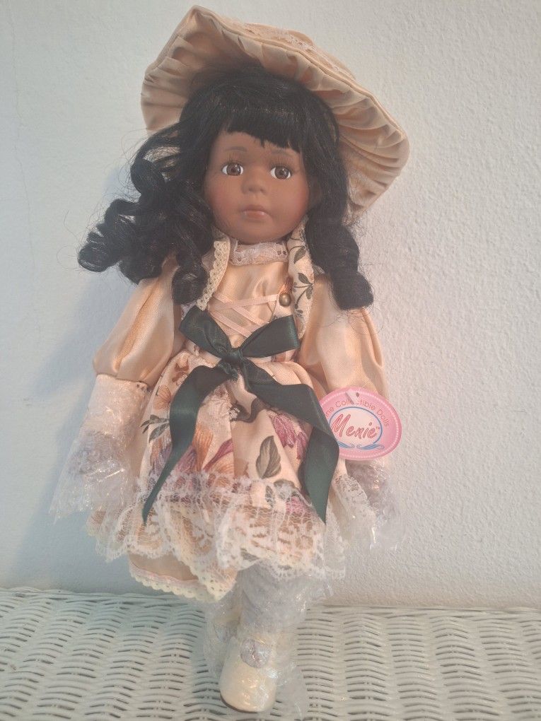 Black Porcelain Doll