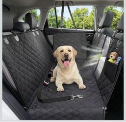 Dog Car Seat Cover, 600D Heavy Dute Car Seat Cover for Dogs Pets, 100% Waterproof Anti-Scratch Nonslip Dog Hammock for Cars, Seat Covers Protector wit