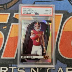 2024 Prizm Jayden Daniels Rookie Variation Psa 10