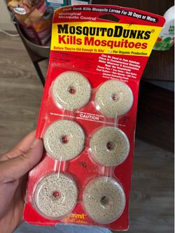 Mosquito dunks 6 pack 12inches kills mosquito larvae
