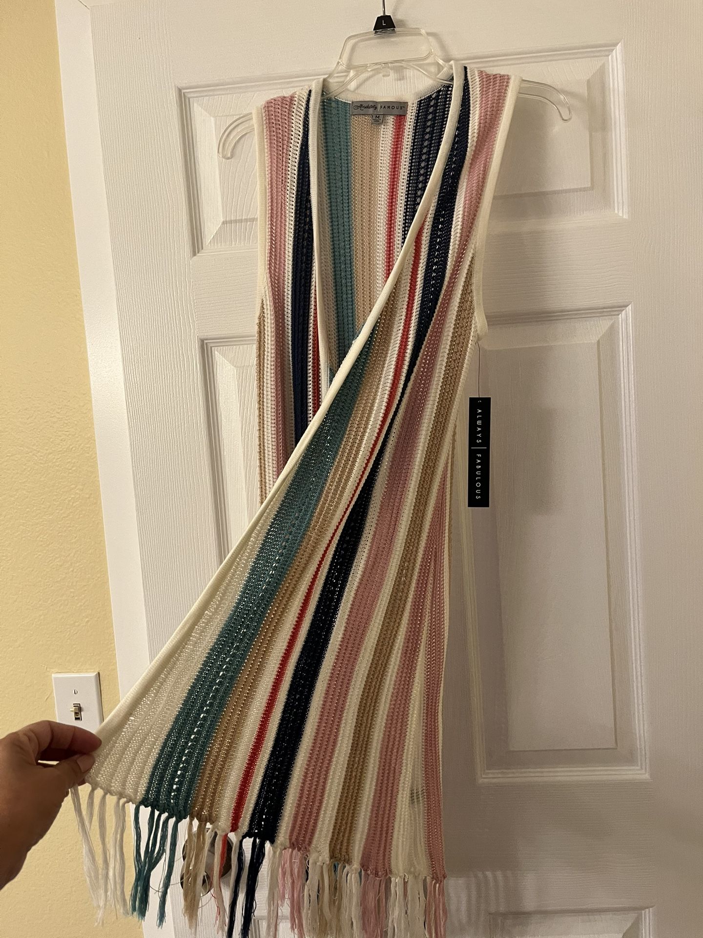 New Absolutely Famous Striped Cardigan