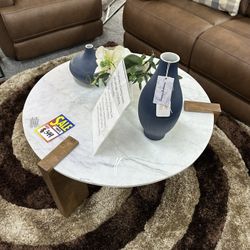 White Marble Coffee Table 