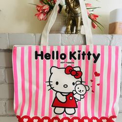 Pink Hello Kitty Tote Bag