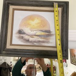 Oil On Cannabis Painting 