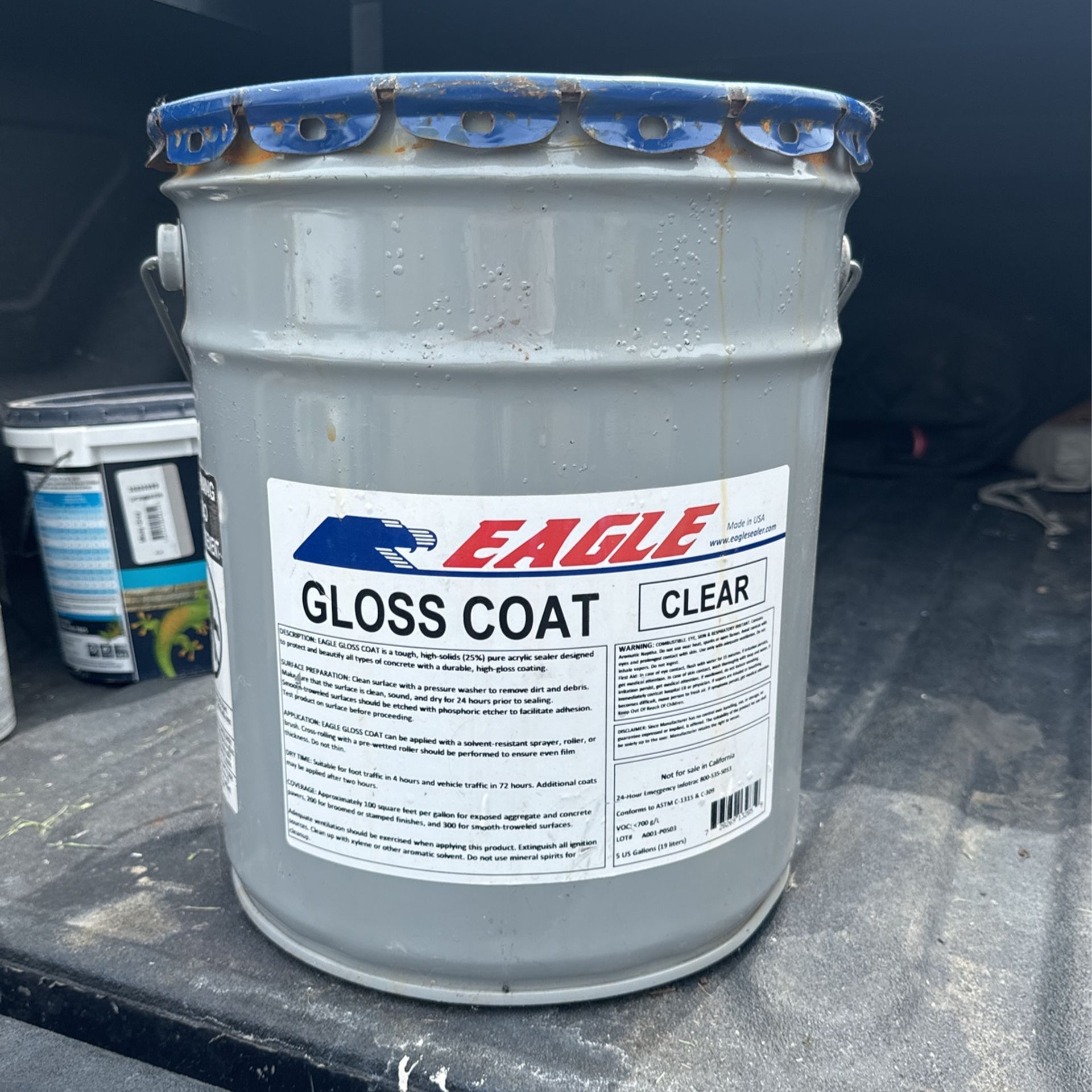 Eagle Gloss Coat Clear Concrete Sealer for Sale in Edgewood, WA OfferUp