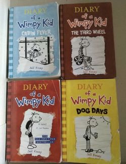 Diary of a Wimpy Kid (nos. 1, 4, 6, 7)