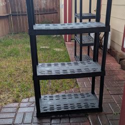 Hyper Tough Plastic Shelves Garage Storage