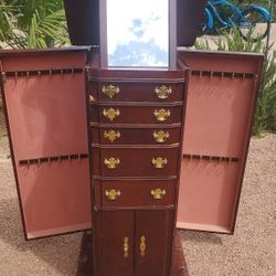 ANTIQUE Jewelry stand with drawers