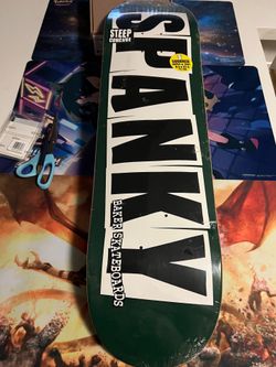 New Baker Spanky Skateboard Deck 8.5” in Plastic