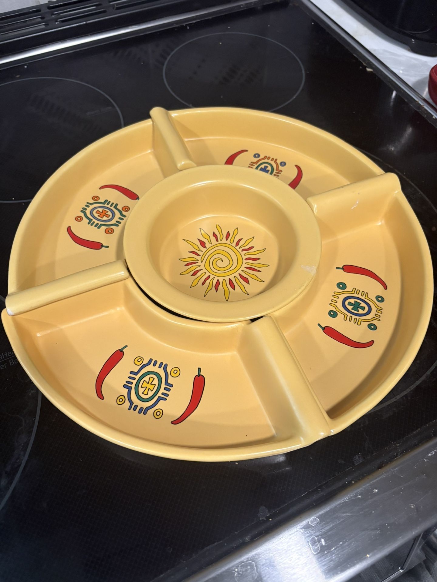 Condiment dip taco tray platter dishes