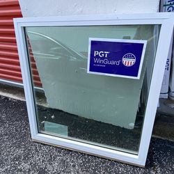 PGT 35 1/2x34 1/2 IMPACT PICTURE WINDOW NEW