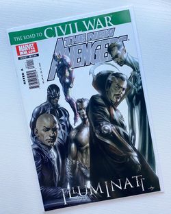 New Avengers illuminati #1 Key Book Doctor Strange 2 Spec NM