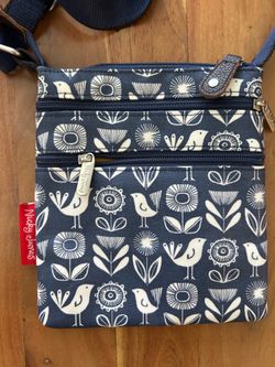Nicky James Crossbody Bag- Paper Flowers print