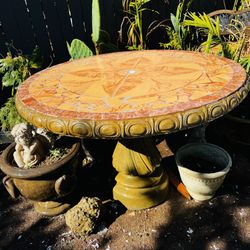 Cement Table