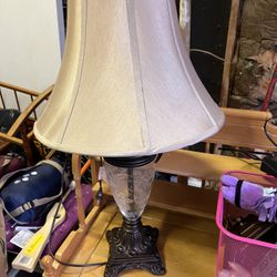 Glass Base Lamp
