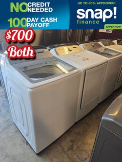 Samsung XL Washer And Dryer Electric
