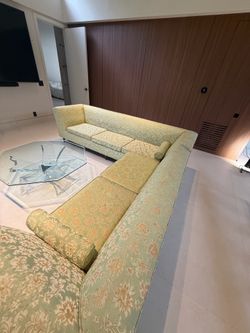 Mid century 1960s sectional sofa