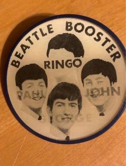 1964 Beatles button