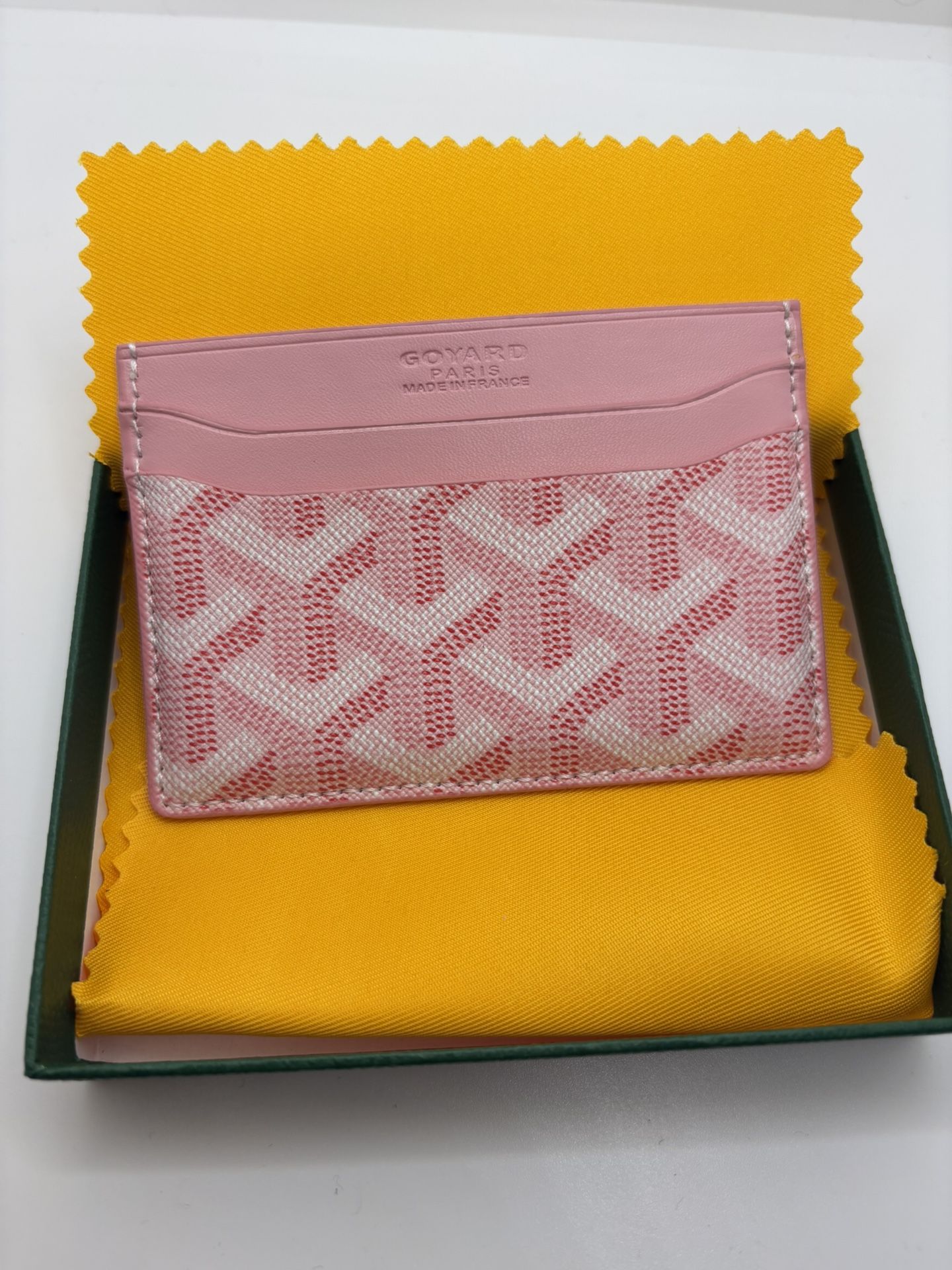 Pink Goyard Cardholder