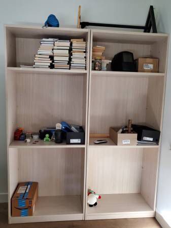 Bookshelf (2) new - comes with 5 shelves
