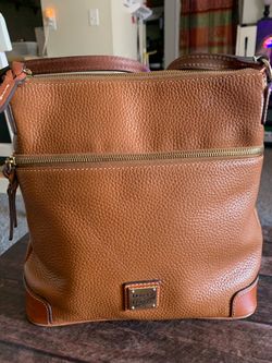 Dooney & Bourke Brown Leather Shoulder Bag