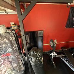 Punching Bag Stand And 90lb Bag 