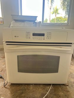 GE profile slide in oven