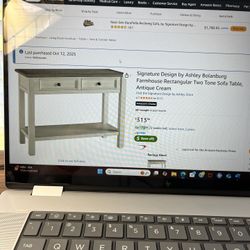 Ashley Farmhouse Sofa Table