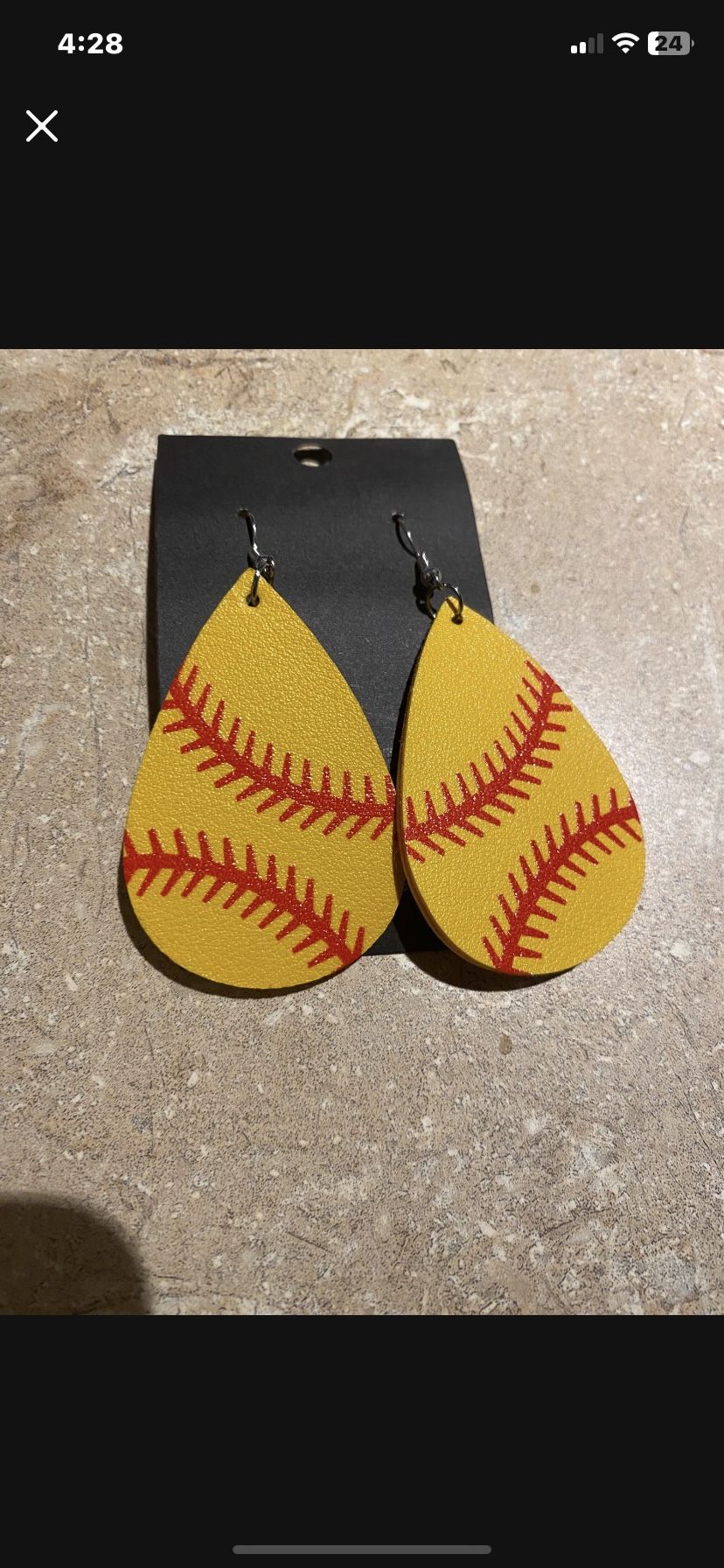 Softball Moms. Softball Earrings