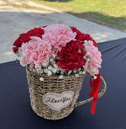 Valentines Day Carnation Mug 