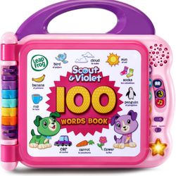 leapfrog scout and violet 100 words book purple