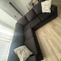 Charcoal Sectional 