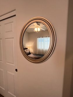 Vintage Oval Decorative Mirror