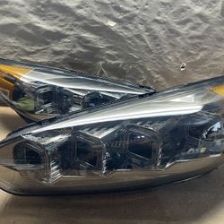 OH134 FOR 2015-2018 FORD FOCUS FULL LED SEQUENTIAL QUAD HALO PROJECTOR HEADLIGHT CLEAR