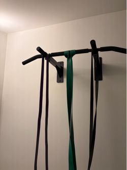 Wall mount heavy duty pull up bar
