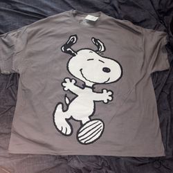 Snoopy 4X T-Shirt Front And Back Hit