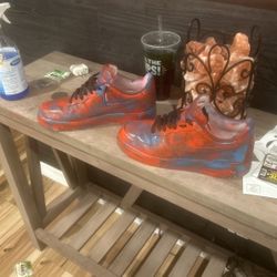 Custom Airbrush Air Force Ones (Size 12)