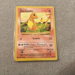 Pokemon Charmander Shadowless