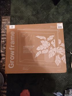 App enabled grow light frame