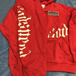 Red Godspeed Sweatsuit. S,m,l,xl