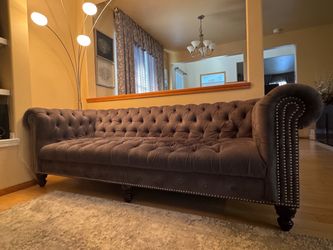 Chesterfield Tufted Velvet Sofa