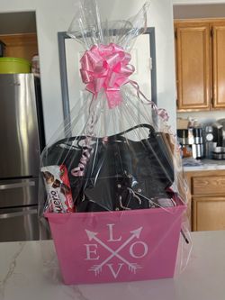 Mother’s Day baskets from $25 to $70 with victoria secret perfume and Stech plushy
